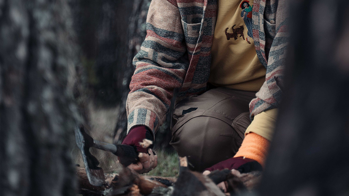 Spodnie bushcraft, bojówki do lasu, spodnie leśne, zielone bojówki